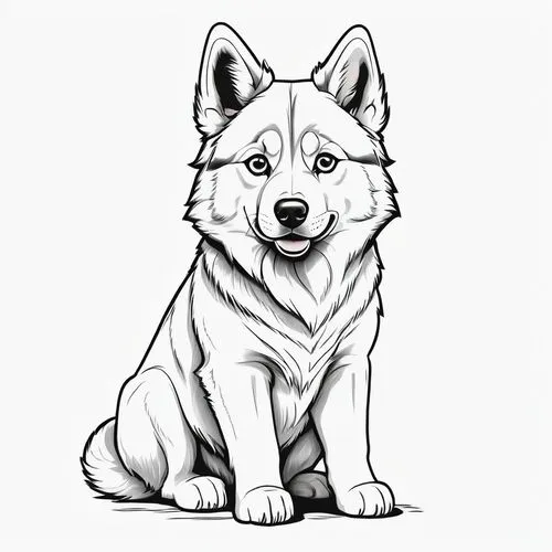 canidae,aleu,balto,dog illustration,sled dog,atka,Illustration,Children,Children 01