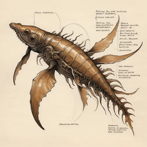 pterois,north sea shrimp,lake sturgeon,hairfinned silverfish,pilselv shrimp,freshwater prawns,chinese sturgeon,homarus,marine invertebrates,deep sea fish,amphipoda,sturgeon,spiny lobster,marine reptile,arthropod,homarus gammarus,coelacanth,zooplankton,mole salamander,pacific sturgeon,Illustration,Paper based,Paper Based 07