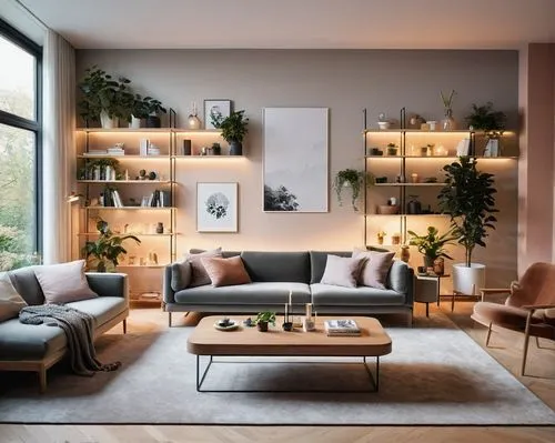 apartment lounge,modern minimalist lounge,modern decor,livingroom,living room,scandinavian style,modern living room,shared apartment,danish furniture,an apartment,contemporary decor,interior design,apartment,loft,furnishing,sitting room,modern room,interior modern design,appartement,house plants,Photography,General,Natural