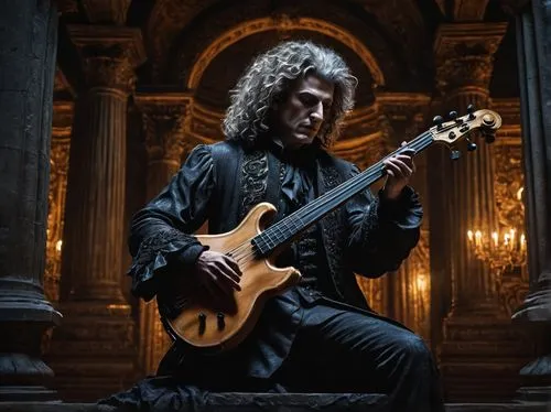 arpeggione,violone,jazz guitarist,ervin hervé-lóránth,violoncello,cello,octobass,classical guitar,luthier,rudra veena,concertmaster,cellist,archimandrite,string instrument,guitar player,ibanez,bernini,stringed instrument,guitarist,itinerant musician,Photography,General,Fantasy