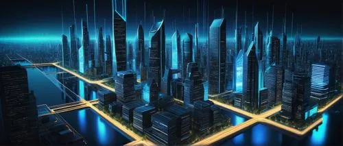 cybercity,metropolis,futuristic landscape,cybertown,cyberport,cybernet,tron,cityscape,capcities,neon arrows,city skyline,3d background,cyberrays,skyscrapers,cyberia,wavevector,futuristic,megalopolis,synth,cyberscene,Conceptual Art,Daily,Daily 32