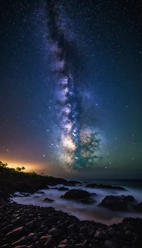 Eastside Milky Way, Hawaii  Sony A7R III    |      20 sec.    |  f/2.8  |   ISO 1600   |   Sony FE 16-35mm GM F/2.8       Composite 2 frame edit  Edited in Lightroom Classic & Photoshop CC 2018 Copyri