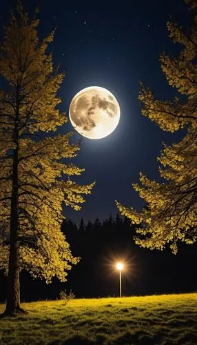 moon and star background,hanging moon,moon at night,moonlit night,moon photography,big moon,super moon,jupiter moon,full moon,moonshine,moonrise,moonlit,moon night,the moon,moon and star,ufo,isolated tree,night image,moon,circle around tree,Photography,General,Realistic