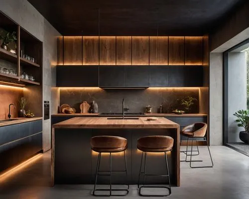 modern kitchen interior,kitchen design,modern kitchen,dark cabinetry,associati,corten steel,minotti,dark cabinets,kitchen interior,tile kitchen,modern minimalist kitchen,limewood,cocina,kitchen,kitchenette,kitchens,wood casework,chefs kitchen,pantry,interior modern design,Photography,General,Natural