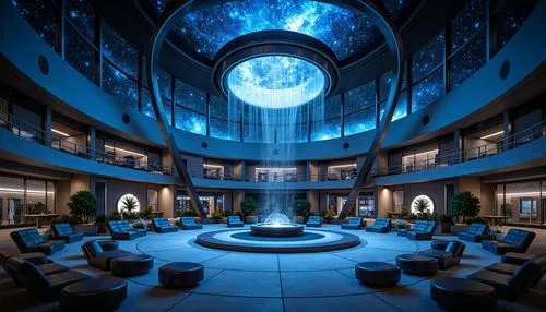 sky space concept,spaceship interior,delamar,starbase,stargates,ufo interior,spaceport,arcology,atriums,planetarium,space port,lobby,moonbase,graecorum,streamwood,futuristic art museum,luxury hotel,intercontinental,atrium,sulaco