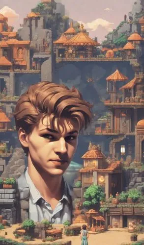 guybrush,uncharted,tigers nest,moc chau hill,okrand,jim's background,shenmue,chinatown,adrien,scummvm,tennapel,jonidan,great wall,jinwei,kotor,dazhong,rongfeng,jarrahi,gunkanjima,platforming,Digital Art,Pixel