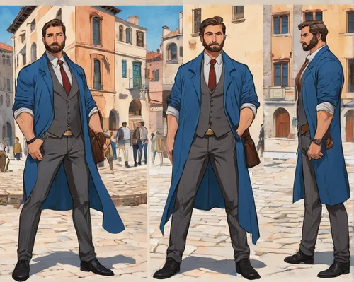 frock coat,male poses for drawing,men clothes,male model,overcoat,male character,men's suit,long coat,imperial coat,star-lord peter jason quill,tailor,tuscan,man's fashion,men's wear,old coat,fashion vector,gentleman icons,barberini,bolero jacket,lumberjack pattern,Unique,Design,Character Design