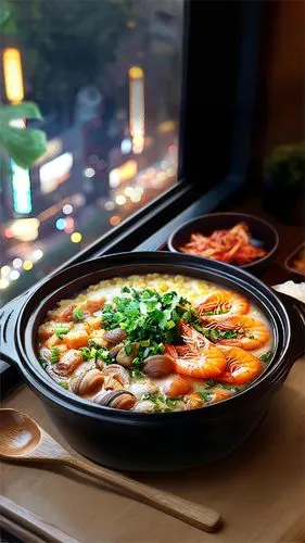 jjigae,korean pancake,tom yum kung,donburi,laksa,tongyang,frittata,vittata,okonomiyaki,huidong,korean side dish,seafood in sour sauce,omlette,korean cuisine,sukiyaki,spicy prawn soup,pan pizza,omelet,hotpot,korean food