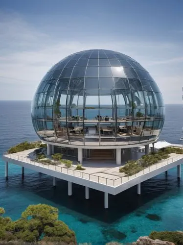 seasteading,solar cell base,chemosphere,malaparte,island suspended,stiltsville,Photography,General,Natural