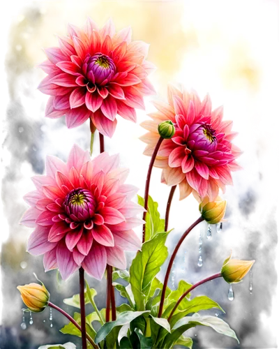 pink dahlias,gerbera daisies,flower illustrative,pink chrysanthemums,flowers png,flower painting,watercolor flowers,dahlias,dahlia flowers,pink daisies,chrysanthemum background,zinnias,pink chrysanthemum,strawflower,flower background,chrysanthemum flowers,red gerbera,coneflowers,gerbera flower,watercolour flowers,Illustration,Paper based,Paper Based 24