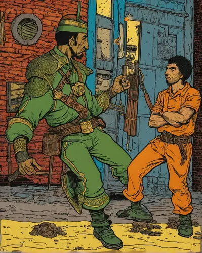 patrol,the cuban police,war correspondent,army men,rifleman,children of war,defense,warsaw uprising,in custody,teenage mutant ninja turtles,bandit theft,kung fu,patrols,non-violence,forest workers,color 1,game illustration,high-visibility clothing,coloring,che,Illustration,Vector,Vector 15