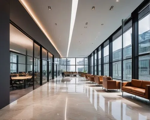 daylighting,modern office,associati,glass wall,penthouses,conference room,glass facade,lobby,gensler,hallway space,groundfloor,bureaux,meeting room,electrochromic,contemporary decor,wenxian,andaz,interior modern design,structural glass,concrete ceiling,Art,Classical Oil Painting,Classical Oil Painting 17