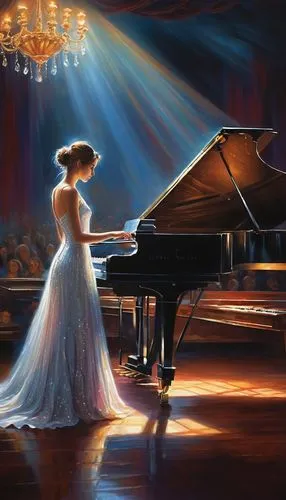 pianist,piano player,concerto for piano,pianoforte,rachmaninoff,the piano,grand piano,steinway,woman playing,piano,piano lesson,concerto,play piano,donsky,lights serenade,cantabile,cute girl playing piano,sonnambula,chopin,serenade,Conceptual Art,Daily,Daily 32