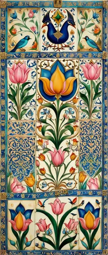 spanish tile,floral ornament,floral rangoli,almond tiles,ceramic tile,terracotta tiles,tile,oriental painting,thai pattern,lotus flowers,ceramic floor tile,wall panel,jingzaijiao tile pan salt field,floor tiles,lotus plants,floral border,tiles,floral decorations,lotus pond,clay tile,Illustration,Realistic Fantasy,Realistic Fantasy 43