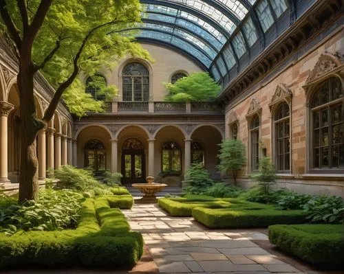 atriums,orangery,conservatory,orangerie,glyptotek,courtyards,kykuit,courtyard,inside courtyard,carreau,gardens,wintergarden,cloister,winter garden,the garden society of gothenburg,amnh,glasshouse,palace garden,dandelion hall,greenhouse,Art,Classical Oil Painting,Classical Oil Painting 37