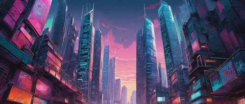 cybercity,cityscape,cyberpunk,cybertown,metropolis,futuristic landscape,shinjuku,colorful city,fantasy city,skyscrapers,tokyo city,shanghai,coruscant,guangzhou,city at night,skyscraper,cyberworld,microdistrict,cityzen,futuristic,Conceptual Art,Graffiti Art,Graffiti Art 09