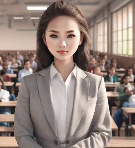 female doll,secretarial,asian woman,teacher,schoolteacher,school administration software,Photography,Realistic