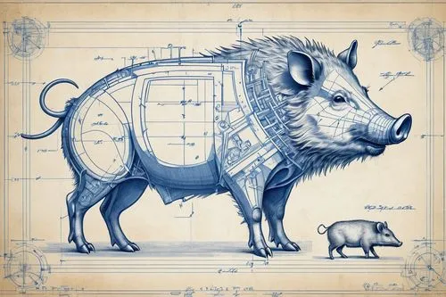 boar,geometrical animal,uintatherium,blueprint,pigasus,duroc,wild boar,rhinoceros,horoscope taurus,blueprints,line art animal,warthog,wireframe graphics,cartoon pig,line art animals,schematics,boars,rhino,animal line art,oxcart,Unique,Design,Blueprint