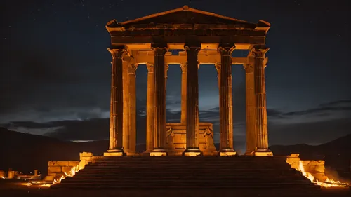 greek temple,temple of diana,garni,temple of hercules,dougga,erechtheion,roman temple,baalbek,capitolium,artemis temple,temple of poseidon,doric columns,pergamum,taraxum,baalbeck,erechtheus,doric,the parthenon,pergamon,messene,Photography,General,Fantasy