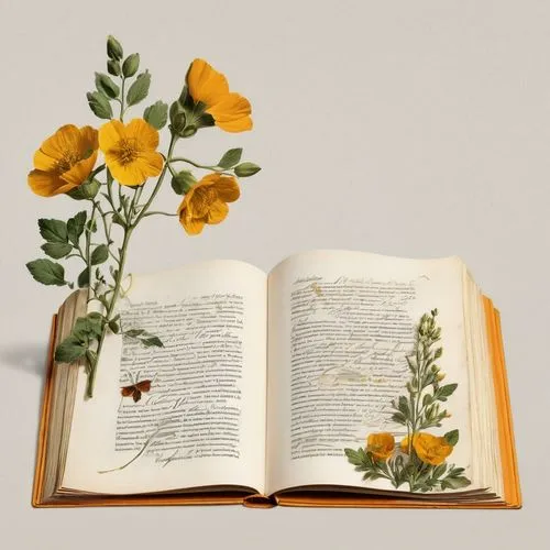 bookmark with flowers,vintage botanical,trollius of the community,book antique,book wallpaper,scrapbook flowers,Conceptual Art,Fantasy,Fantasy 23