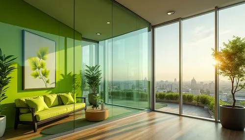 green living,modern room,modern decor,modern living room,glass wall,livingroom,contemporary decor,interior modern design,living room,sky apartment,home interior,greenglass,green wallpaper,greenhut,penthouses,glass window,great room,3d rendering,interior design,sitting room,Photography,General,Realistic