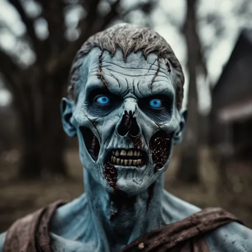 white walker,blue demon,zombie,days of the dead,blue monster,day of the dead frame,mean bluish,skull mask,skull statue,half orc,walking dead,walker,undead warlock,greyskull,skull sculpture,undead,death mask,scull,hag,zombie ice cream,Photography,Documentary Photography,Documentary Photography 02