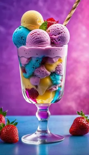 fruit ice cream,frozen dessert,berry quark,variety of ice cream,halo-halo,neon ice cream,berries on yogurt,sorbet,gelatin dessert,strawberry ice cream,tutti frutti,soft ice cream,cranachan,sweet ice cream,icecream,milk ice cream,falooda,ice-cream,blackcurrant sorbet,food photography,Photography,General,Realistic