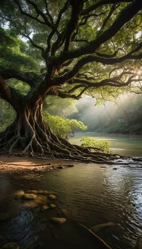 magic tree,the japanese tree,tree and roots,celtic tree,mangroves,the roots of trees,Photography,General,Natural