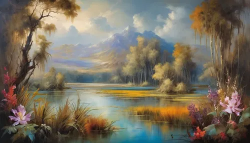 Sheila Finch, Wetlands,river landscape,fantasy landscape,autumn landscape,landscape background,nature landscape,coastal landscape,landscape nature,forest landscape,fall landscape,salt meadow landscape