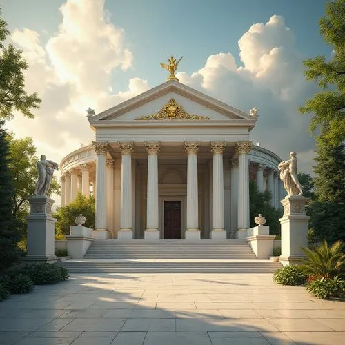 greek temple,zappeion,neoclassical,palladian,neoclassicism,greek orthodox,roman temple,tempio,oratory,temple of diana,mausoleum,peristyle,saint isaac's cathedral,mausoleums,sspx,mausolea,columbarium,catholicon,archconfraternity,laodicea,Photography,General,Realistic