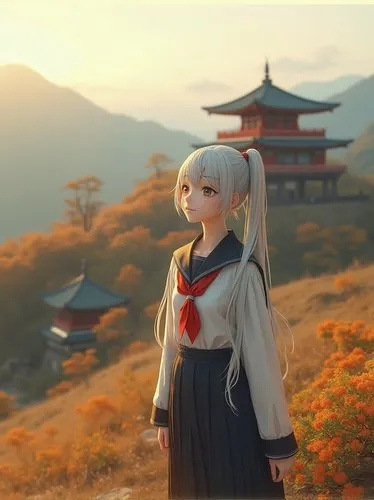 momiji,tomoe,japanese sakura background,sakura background,dusk background,miyabi,wakamiya,kaguya,oboro,yagyu,eo,hanbok,hanfu,honmaru,yongmei,hakama,ginko,meteora,okita,kashiwazaki,Photography,General,Realistic