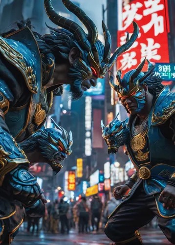 In a high-tech metropolis, Raijin and Fujin are hacker vigilantes fighting for justice and equality.,shinjuku,asakusa,samurai,predators,dragons,tokyo,dragon of earth,battōjutsu,tokyo city,goki,japanes