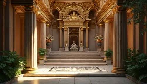 cochere,neoclassical,hall of the fallen,enfilade,neoclassicism,marble palace,columns,pillars,louvre,entrance hall,glyptotek,europe palace,hallway,vittoriano,neoclassic,palladianism,palace,archly,grandeur,the palace,Photography,General,Realistic