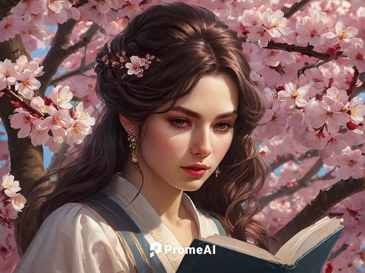 Create a mysterious prompt involving a secret letter hidden among the blossoming cherry trees in Bri's hometown.,the cherry blossoms,cherry blossoms,japanese sakura background,sakura blossom,plum blos