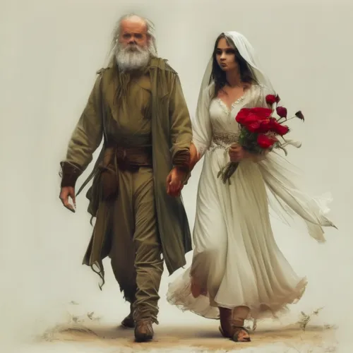 man and wife,eloped,elopement,wedding couple,bride and groom,wedding photo,man and woman,way of the roses,wedding icons,old couple,vintage man and woman,marrieds,eloping,tropico,the bride,handfasting,annulments,silver wedding,nuptials,lanckorona