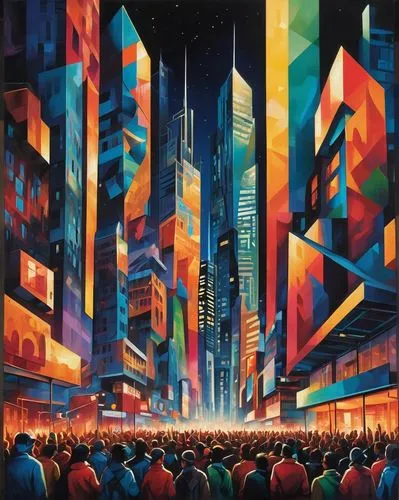 colorful city,metropolis,giacchino,welin,kaleidoscape,world digital painting,cityscape,cinerama,luminato,digitalism,luminism,cybercity,fireworks art,sedensky,city lights,coruscant,megacorporation,cities,urbanworld,antibalas,Art,Artistic Painting,Artistic Painting 45