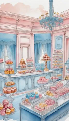 pastry shop,pâtisserie,cupcake background,pastries,cake shop,bakery,sweet pastries,tearoom,french confectionery,cake buffet,high tea,doll kitchen,watercolor tea shop,candy bar,confiserie,sweetmeats,afternoon tea,party pastries,macarons,desserts,Unique,Design,Blueprint