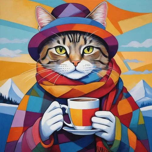 cat drinking tea,cat coffee,tea party cat,woman drinking coffee,cat sparrow,coffee tea illustration,espresso,cat's cafe,autumn hot coffee,oktoberfest cats,cat european,red tabby,café au lait,a cup of coffee,cat image,hot drink,cup of coffee,cat drinking water,earl gray,cappuccino,Illustration,Vector,Vector 07