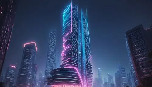 futuristic,futuristic architecture,electric tower,cybercity,skyscraper,futuristic landscape,the skyscraper,supertall,cyberpunk,guangzhou,cybertown,ctbuh,hypermodern,cyberia,the energy tower,cellular tower,pc tower,urban towers,dystopian,skyscrapers,Conceptual Art,Fantasy,Fantasy 24