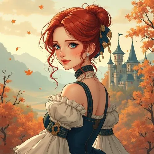 autumn background,fairy tale character,autumn idyll,behenna,autumn theme,autumn icon