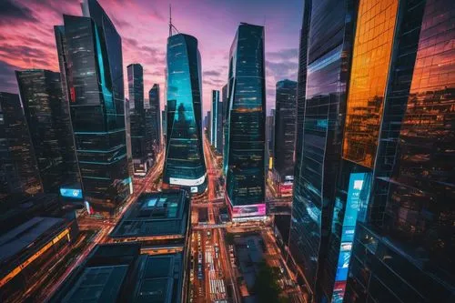 colorful city,shanghai,guangzhou,makati,skyscrapers,metropolis,cityscape,dubai,kaleidoscape,lumpur,above the city,cityzen,cybercity,cities,evening city,mexico city,kl,skyscraper,urban towers,tokyo city,Art,Classical Oil Painting,Classical Oil Painting 25