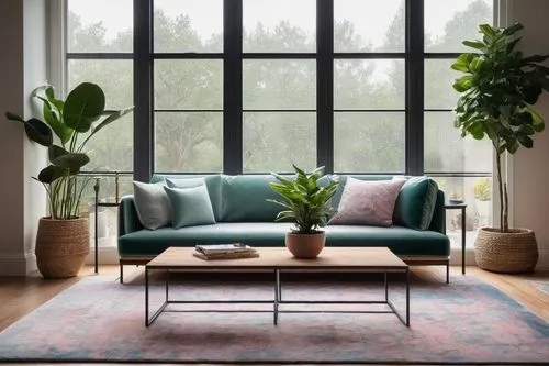 house plants,houseplants,sofa set,houseplant,hanging plants,sunroom,sitting room,danish furniture,mid century modern,modern decor,living room,sofa,sofas,soft furniture,loveseat,contemporary decor,livingroom,philodendron,sofaer,green living,Conceptual Art,Daily,Daily 01