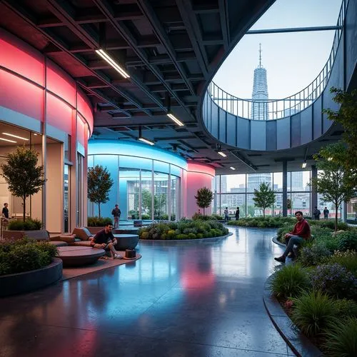 atriums,lobby,wintergarden,atrium,pedway,googleplex,roof garden,skybridge,iupui,skyways,broadgate,umist,modern office,rackspace,headquaters,ubc,njitap,mediacityuk,skywalks,bridgepoint