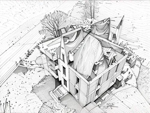 architectural drawings are important for a home,sketchup,revit,arcology,unbuilt,isometric,gehry,Design Sketch,Design Sketch,None