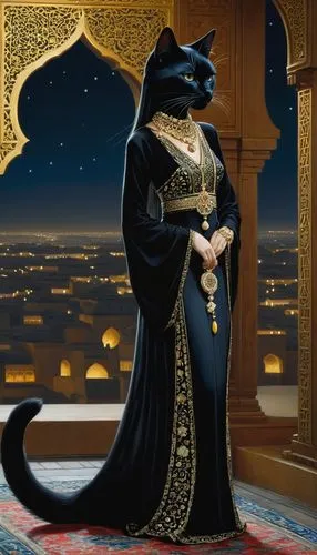 abaya,rem in arabian nights,jafar,zargari,qazakh,mehmed,Illustration,Realistic Fantasy,Realistic Fantasy 08