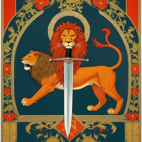 lion and sword, old norse, coat of arms,lannister,heraldic,heraldic shield,heraldic animal,heraldry,heraldically,armorial,isador,lionore,goldlion,lion,lionizing,escudo,leos,leonesa,lionheart,fiefdom,s