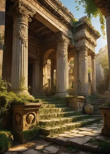 artemis temple,panagora,ephesus,greek temple,ancient city,pillars,ancient,labyrinthian,temple of diana,the ancient world,ancient buildings,ancient house,roman temple,ruins,columns,achaea,metapontum,colonnaded,mausoleum ruins,celsus library,Conceptual Art,Fantasy,Fantasy 22