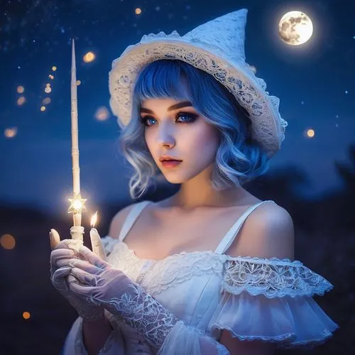 fantasy portrait,magical,magicienne,bewitching,fantasy picture,fairy lanterns,blue lamp,twinkling,candlelight,romantic look,romantic portrait,twinkly,mystical portrait of a girl,light of night,blue moon rose,rem in arabian nights,fairie,noctilucent,candlelights,angel lanterns,Photography,Documentary Photography,Documentary Photography 11