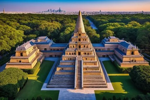 mahavihara,rashtrapati,rashtrakuta,dhammakaya pagoda,dhauli,lumbini,mannheim,manjushri,dhammakaya,palika,dehli,taj machal,tiergarten,bodhgaya,mahabodhi,kukulkan,egyptian temple,taj,osaka castle,gopura,Art,Artistic Painting,Artistic Painting 51