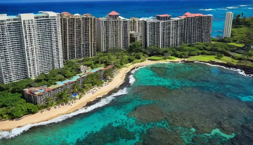 Hawaii Timeshare Occupancy Increases in Second Quarter 2018,waikiki beach,ko olina resort,honolulu,oahu,hawaii,guam,diamond head,hnl,aerial view of beach,aloha,napali,fisher island,luau,kona,maui,dron